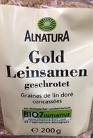 Gold leinsamen geschrotet
