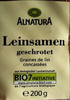 Leinsamen geschrotet