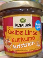 Gelbe Linse Kurkuma Aufstrich