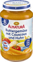 Buttergemüse-Couscous-Huhn