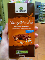 Ganze Mandel Vollmilch mit Meersalz