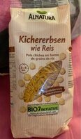 Pois chiches en forme de grains de riz