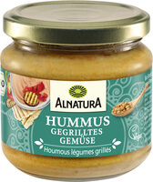 Hummus gegrilltes Gemüse Bio-Aufstrich