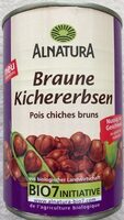 Braune Kichererbsen