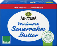 Weidemilch Sauerrahmbutter