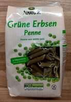 Grüne Erbsen Penne