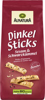 Dinkel Sticks Sesam & Schwarzkümmel