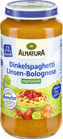 Dinkelspaghetti Linsen-Bolognese