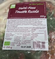 Dinkel-Pizza Tomate Rucola