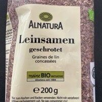 Leinsamen geschrotet