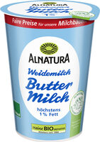 Weidemilch Buttermilch