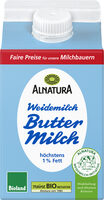 Weidemilch Buttermilch