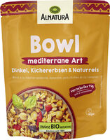 Bowl nach mediterraner Art