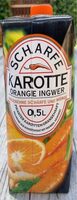 Scharfe Karotte Orange Ingwer