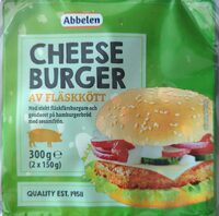 Cheeseburger av fläskkött
