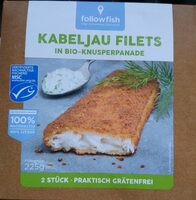 Kabeljau Filets in Bio-Knusperpanade