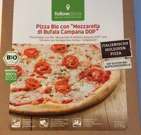 Pizza Bio con "Mozarella di Bufala Campana DOP"