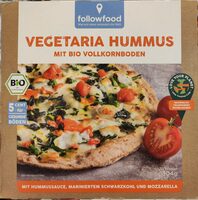 Vegetaria Hummus mit Vollkornboden