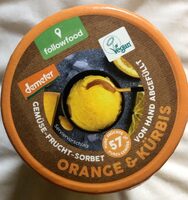 Sorbet orange citrouille