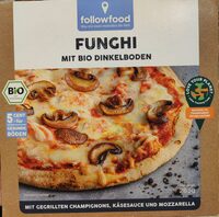 Pizza Funghi mit Bio Dinkelboden