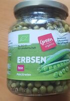 Erbsen fein Green organics