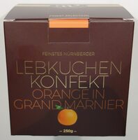 Lebkuchen Konfekt Orange in Grand Marnier