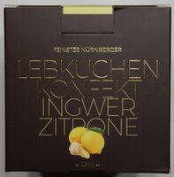 Lebkuchen Konfekt Ingwer Zitrone
