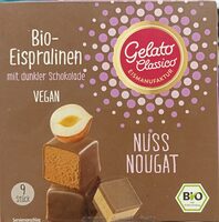 Bio Eis-Pralinen Nuss Nougat