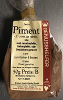 Piment - gemahlen