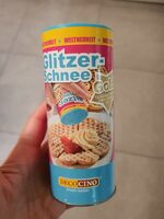 Glitzer Schnee Gold