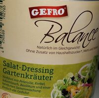 Salat dressing Garten kräuter