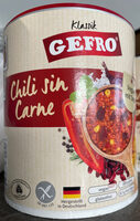 GEFRO Chili sin carne