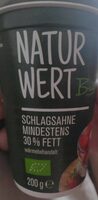 Natur Wert Bio Schlagsahne