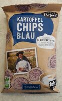 Kartoffel Chips Blau gesalzen