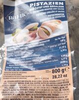 Pistaches grillées et salées