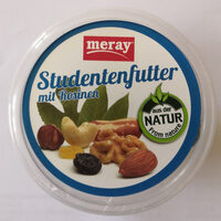 Studentenfutter mit Rosinen