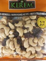 Mélange de noix de cajou et de canneberge