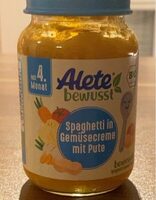 Spaghetti in Gemüsecreme mit Pute