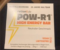 Ration1 Energieriegel veagn/laktosefrei