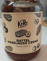 Datteri Haselnuss creme Kakao