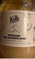Weißes Bio Mandelmus