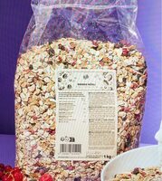 Muesli aux fruits rouges et flocon d’épeautre croustillants 1kg