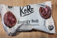 Energy Ball cocoa and raspberry