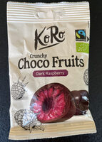 Crunchy choco fruits dark raspberry