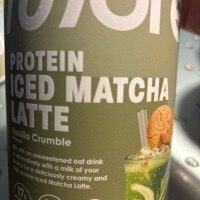 Protein Iced Matcha Latte Vanilla Crumble