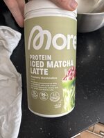 Protein Iced Matcha Latte Raspberry Marshmallow
