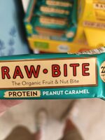 Rawbite Proteinmüslibarer m. peanuts og karamel glutenfri