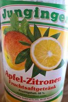 Apfel-Zitronen Fruchtsaftgetränk