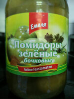 Помидоры зелёные бочковые