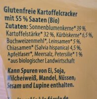 Bio Glutenfrei Saaten Cracker